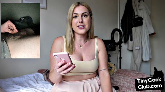 Solo amateur femdom British babe talks humiliative