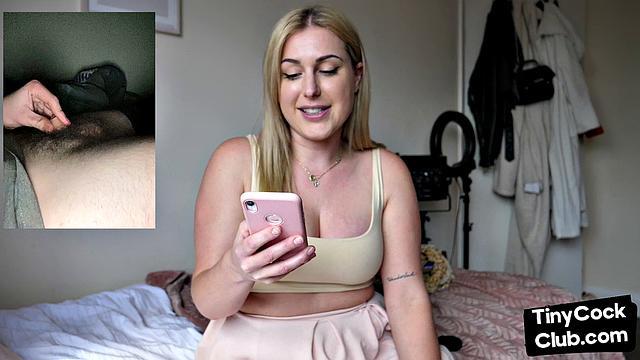 Solo amateur femdom British babe talks humiliative