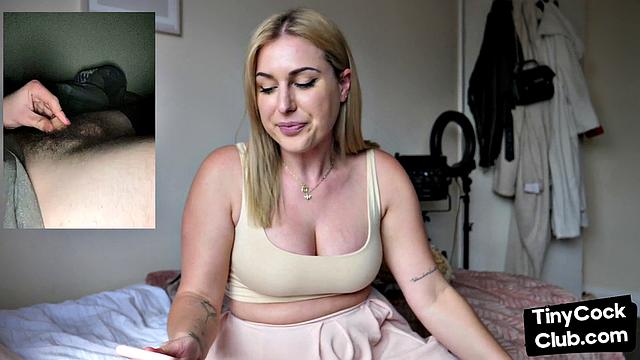 Solo amateur femdom British babe talks humiliative