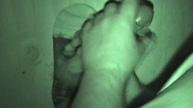 Auntie Bob at favorite glory hole, public rest room gets cruised, longest shoot ever