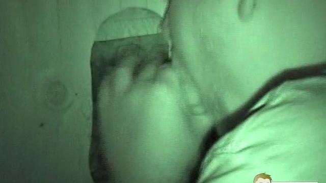 Auntie Bob at favorite glory hole, public rest room gets cruised, longest shoot ever