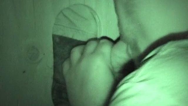 Auntie Bob at favorite glory hole, public rest room gets cruised, longest shoot ever