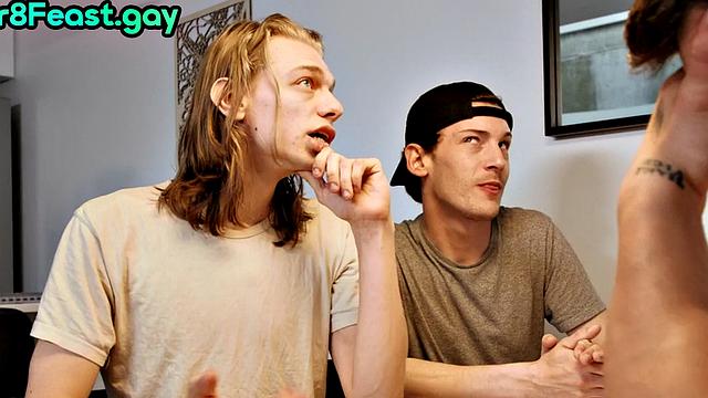 Athletic stud bareback fucks rimjob bottom in asshole