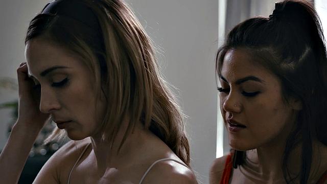 Lesbian rimjob babes want asstoying after deep licking