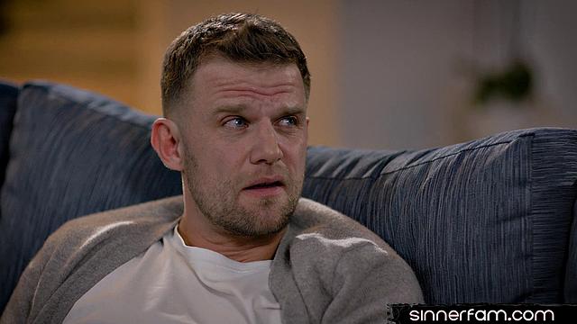 Big-titted stepdaughter gets pussy smashed