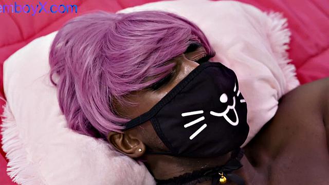 Playful black spoils white lover