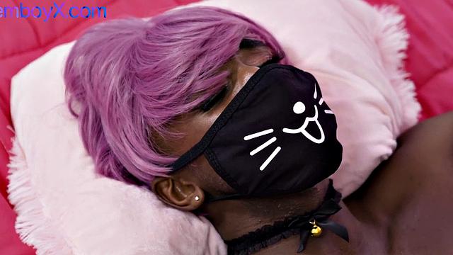 Playful black spoils white lover