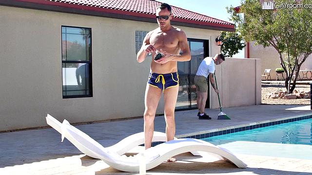 Pool Boy Gets Lucky