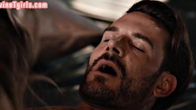 Dreamy Tgirl analfucked doggystyle