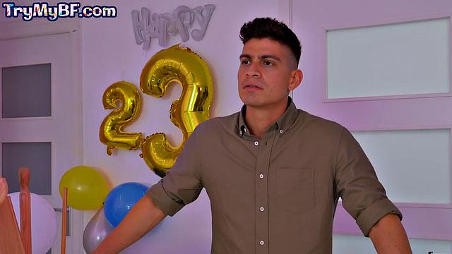 Nasty latina swinger fucks her BFF's man