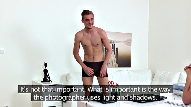 Horny Agent Sucks and Fucks Stud