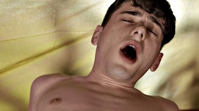 Str8 twink barebacked under tent by best gay friend