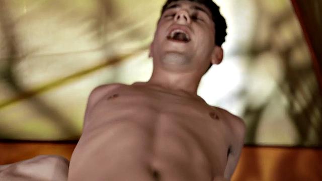 Str8 twink barebacked under tent by best gay friend