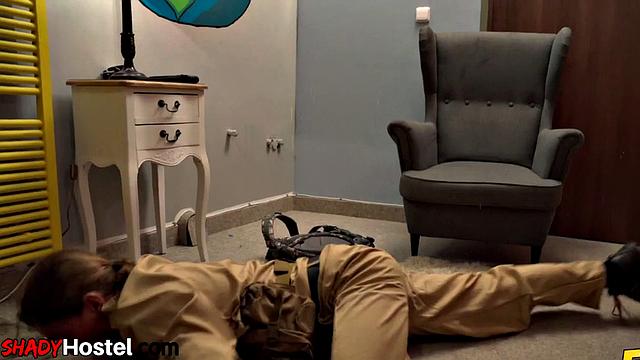 Busty cougars banged in 3some