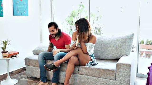 Cum Covered Latina Smiles