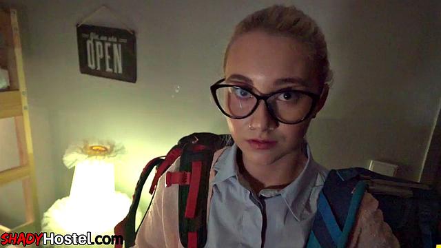 Petite 21yo smashed by roommate