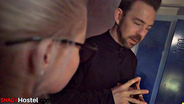 Petite 21yo smashed by roommate