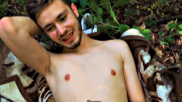 Real amateur skater assfucked in forest in POV