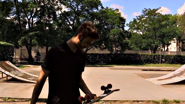 Real amateur skater assfucked in forest in POV