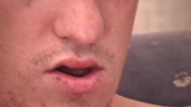 Back in San Diego, Mike had some free time so he dropped by Auntie Bob's hotel room for a solo jerk off. He hits the shower, drops his towel, grabs his cock and jacks off for us. Mike shoots all over his chest and then bails out the door.