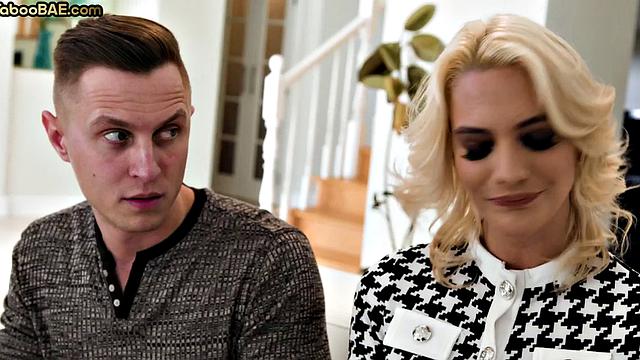 Cockhungry babe pussypounded and creampied in threesome