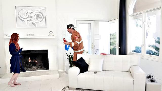 Petite Teen Redhead Madi Collins Needs A Big Dick Fireman Hose For Her Pussy