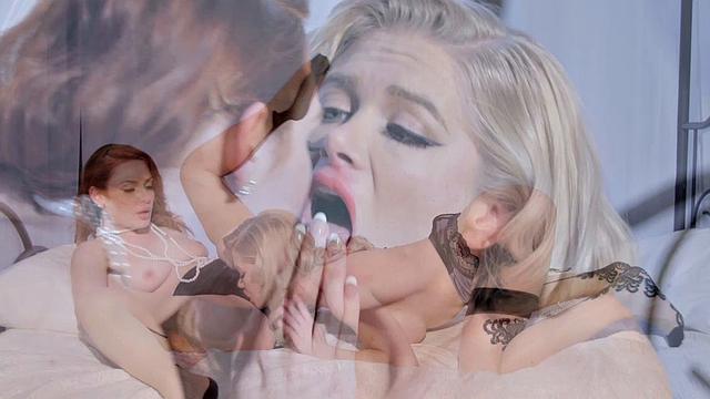 Glamorous Lesbian Fuck With Lacy And Serene Playing With Juicy Pussies