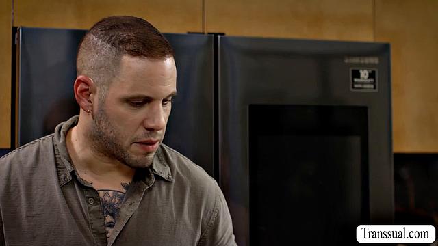 He let me bend over and fuck my ass in the kitchen