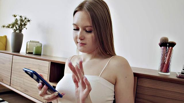 Young Courtesans - Escaped Bride - Teen fun selfies and fuck