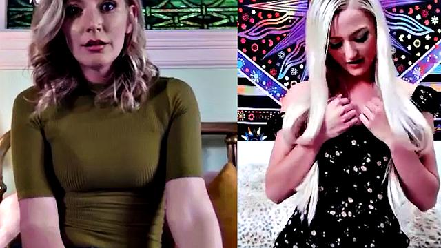 Lez MILF enjoys webcam rubbing with babe