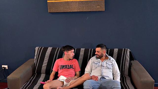 Barebacking DILF fucks Latino till twunk pleasure