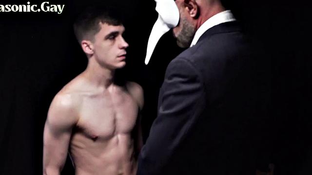 Masonic powerful DILF in suit fucks stud in anal