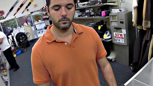 Gay pawn threesome assdrilled in the office by shop owners