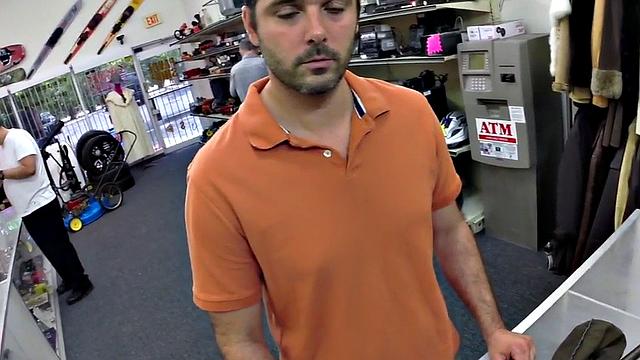 Gay pawn threesome assdrilled in the office by shop owners