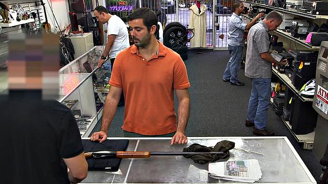 Gay pawn threesome assdrilled in the office by shop owners