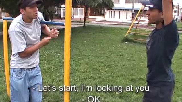 Latin twinks meet for the first time in a public park. The two hit it off and head for some privacy. It isn't long before these horny boys are striping each other naked and exchanging blowjobs.