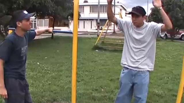 Latin twinks meet for the first time in a public park. The two hit it off and head for some privacy. It isn't long before these horny boys are striping each other naked and exchanging blowjobs.