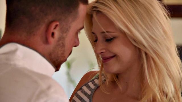 Aubrey is Pure Gold. She's a tiny blonde who takes a humongous cock in her teeny slit.