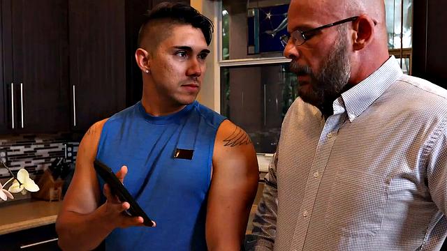 FamilyCreep - Latino Jock Gets POUNDED BY STEPDAD'S MASSIVE COCK