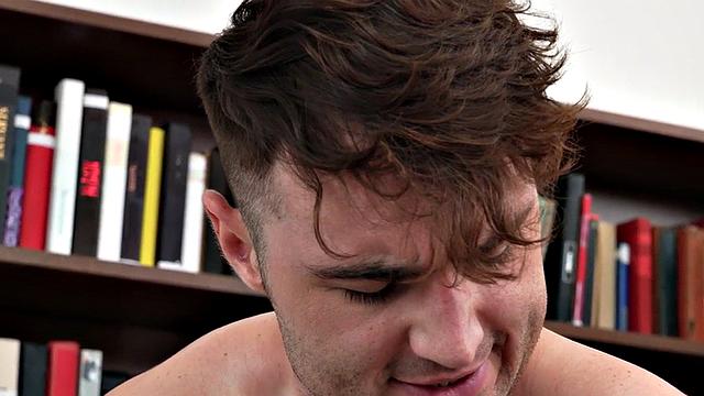 Office oiled stud barebacked in ass by gaydaddy