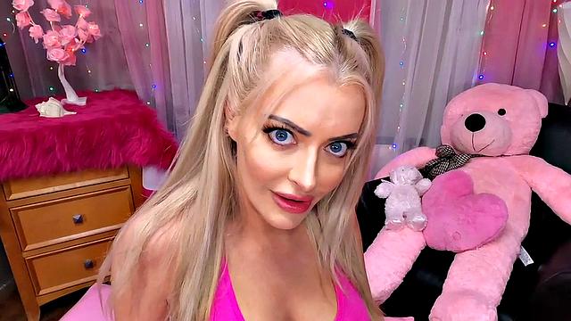 POV stepdaughter babe talks dirty and rides stepdaddy