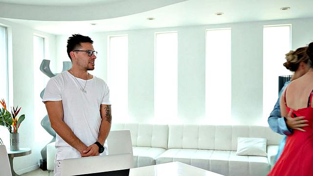 ADULT TIME - MILF Masseuse Cherie DeVille Oils Up Valentina Nappi For Nuru Massage!