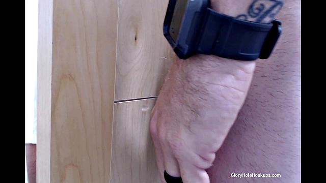 Married Man in Gloryhole Fuck