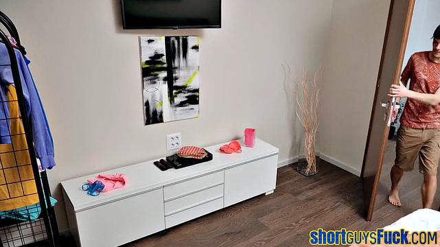 Shortie fucking blonde slut