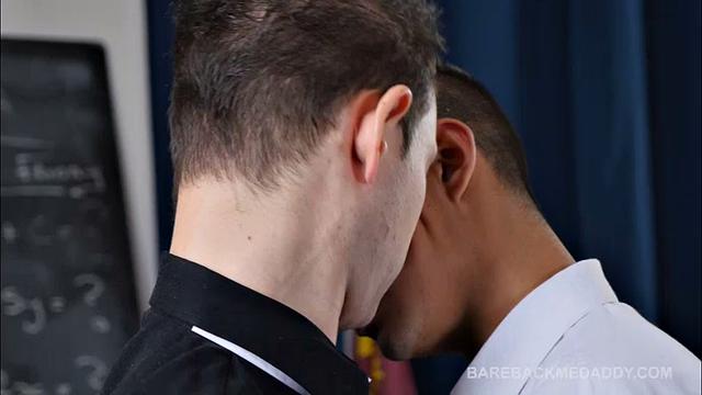 During his detention time, young Will Sims is bored and very horny. Will likes older guys and has always had a thing for Father Victor.