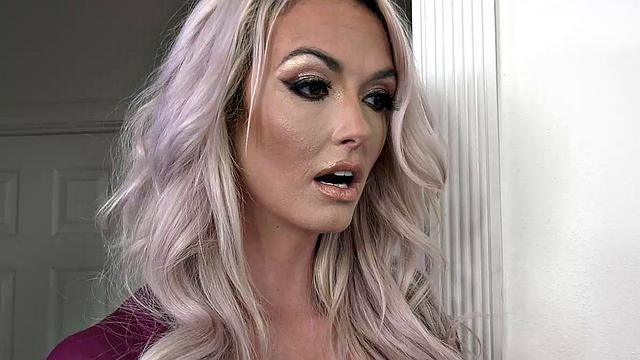 Busty Blonde MILF Gets Hard Cock She Needs From Stepson