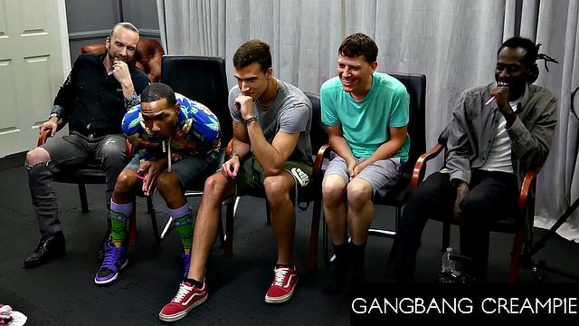 GangbangCreampie - Petite Brunette Can Handle Getting Gangbanged Good