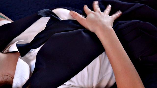 Schoolgirl Shae Celestine Masturbates and Cums After School