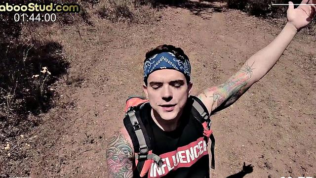 Barebacked gay smashed hard in asshole by fucker