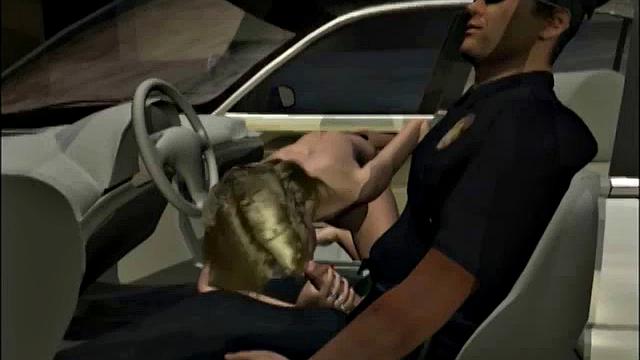 Anime slut sucking in dirty POV sex